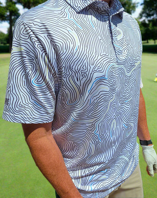 Birdie Golf Attire - Topo Map